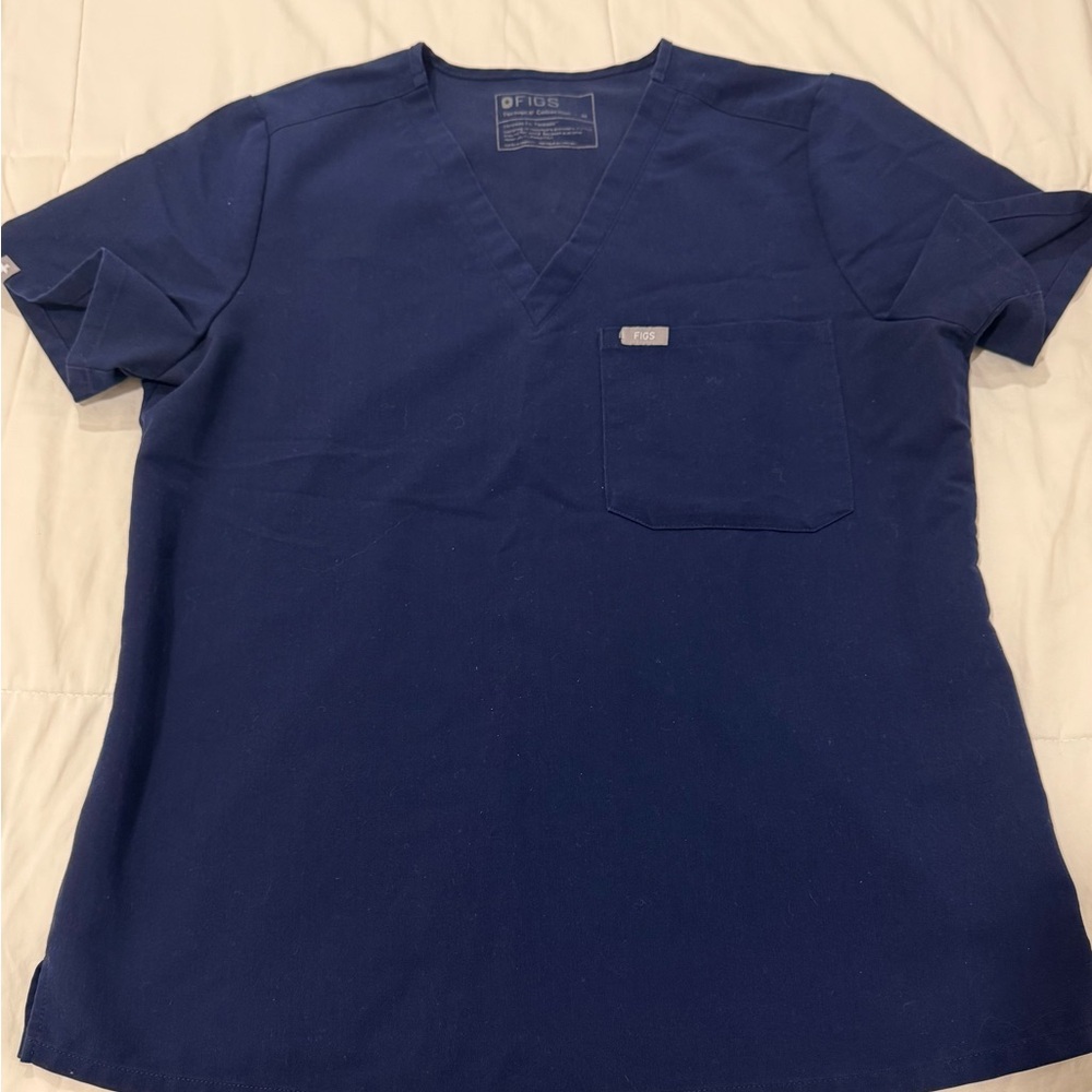 Figs Women’s Navy Catarina Scrub Top